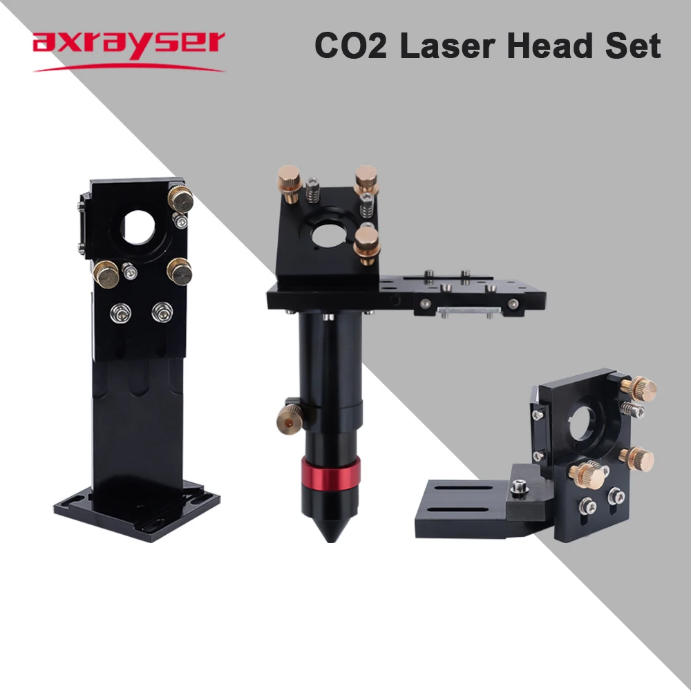CO2 Laser Head Set D20 Focus Length 50.8/63.5/101.6mm Integrative Mount for Laser Cutting Machine
