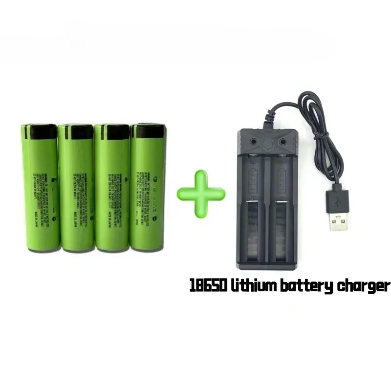 18650 Battery Rechargeable Lithium Battery  3.7V 3400mAh 34B Pour Lamp De Poche Chargeur USB Original New NCR18650B