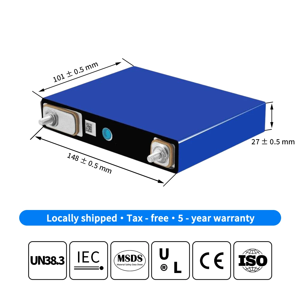 EU USA Stock 3.2V 50ah EVE BYD Gotion LiFePO4 Rechargeable battery DIY 12V 24V 48V for Electric car RV Solar Energy Golf Cart