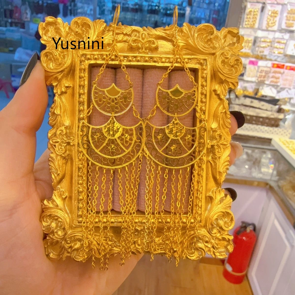 

New Dubai Jewelry 24K Gold Plated Personalized Earrings with Tassel Women's Earrings YY10950