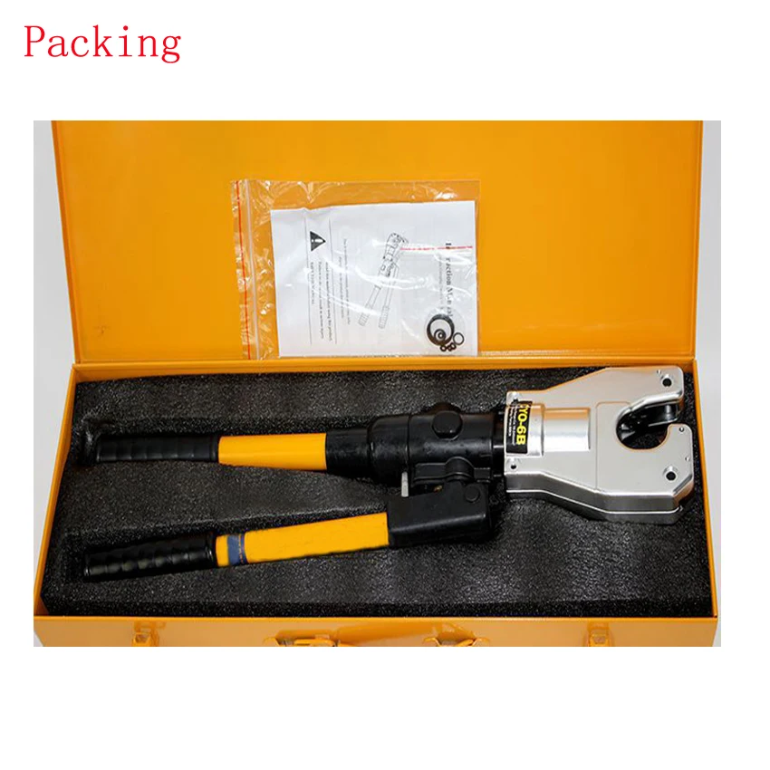 CYO-6B hydraulic point pressure type hand crimping tool hydraulic crimping pliers range10-240mm2 for cable wire lug