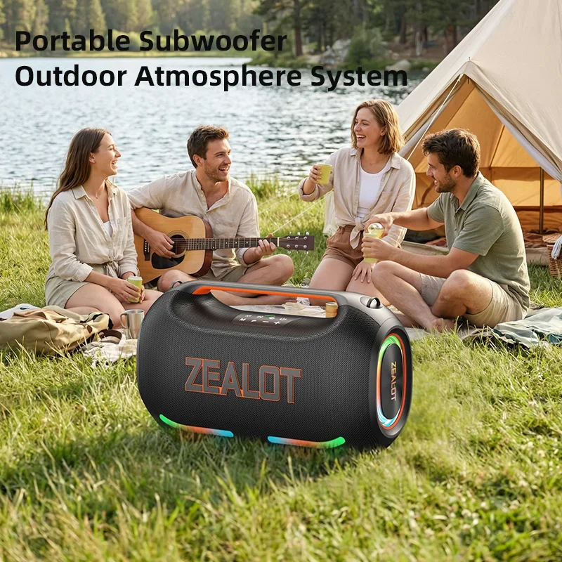 ZEALOT-ZE41 250W Big Power Wireless TWS Subwoofer Bluetooth
