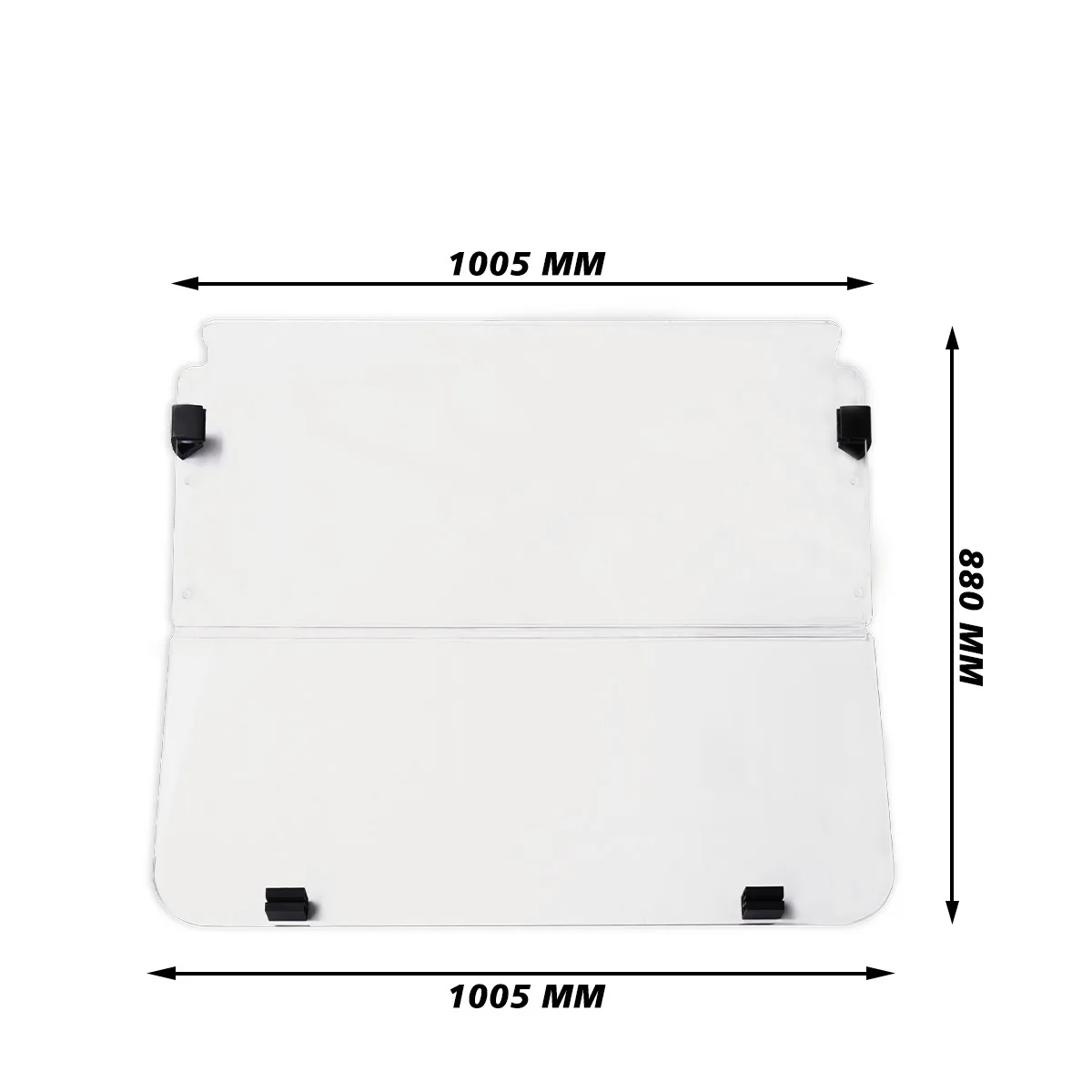 Golf cart windshield acrylic transparent 4mm for 1982- 2000.5