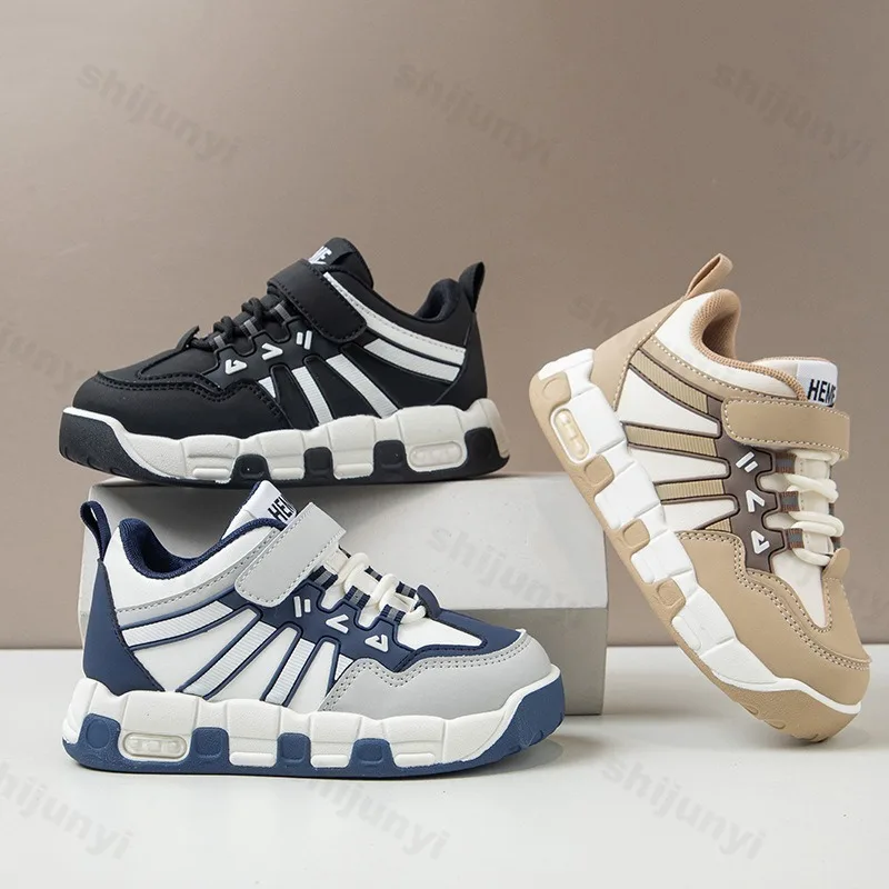 

Children's Fashion Versatile Casual Thick Sole Sports Shoes 2025 Autumn New Boys' Low Top Breathable Comfortable Chunky sneakers