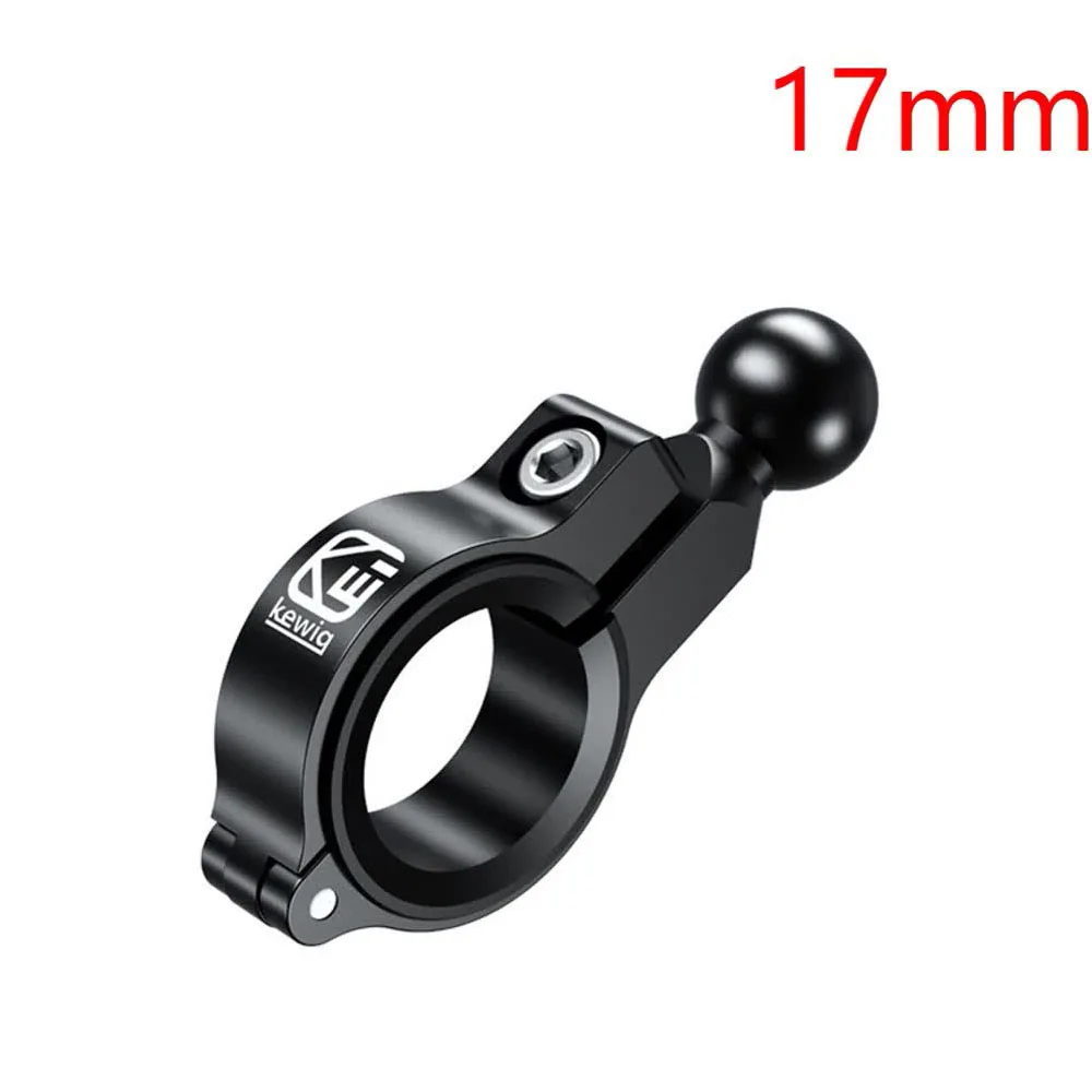 17/25MM Aluminum Ball Head Adapter Quick Install Motorcycle Handlebar 1 inch Base Mount Bike Bicycle Riding Clip GPS Bracket