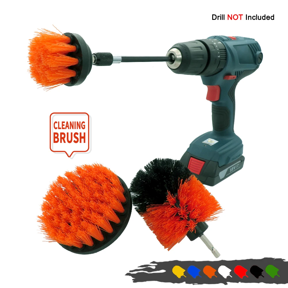 طقم وسادات فرك فرشاة كهربائية ، جهاز تنظيف كهربائي ، طقم تنظيف ، وسادة تجوب للسجاد ، زجاج ، تنظيف السيارة ، 4 VA