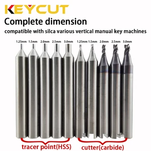 SILCA Cutter F1.25 F3 F44 F22 F30 Milling Cutter Fits SILCA Matrix to Cut HU63 FO21 TOY40 HU56 HU100 Key Aftermarket