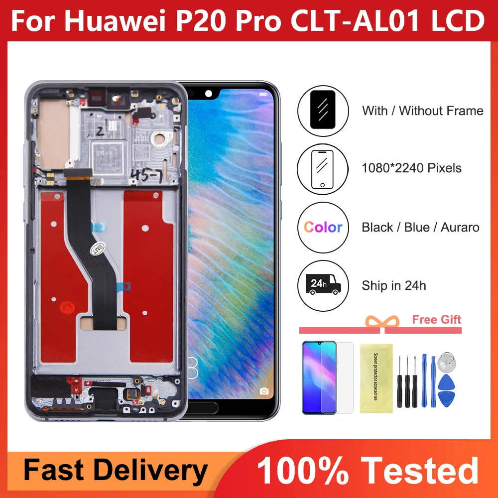 Lcd For Huawei P20 Pro Lcd Display Touch Screen Digitizer Assembly Replacement For Huawei P20 Plus lcd CLT-AL01 CLT-L29 CLT-L09