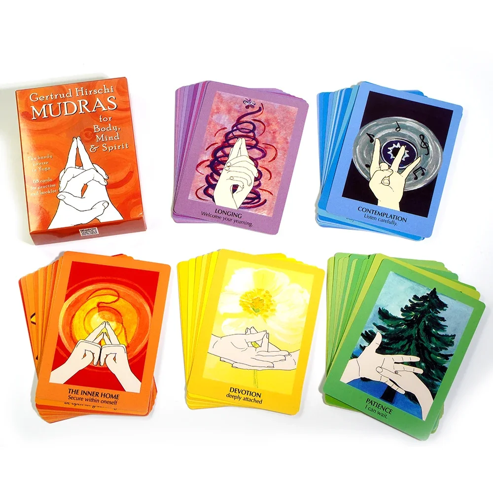 Mudras For Body Mind And Spirit The Handy Course In Yoga con 68 carte per carte da allenamento carta dei tarocchi