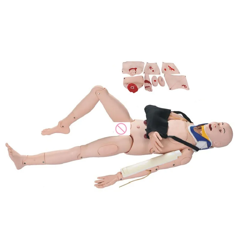 Simulated Patient with Limb Fracture Emergency External Fixation Training Manikin