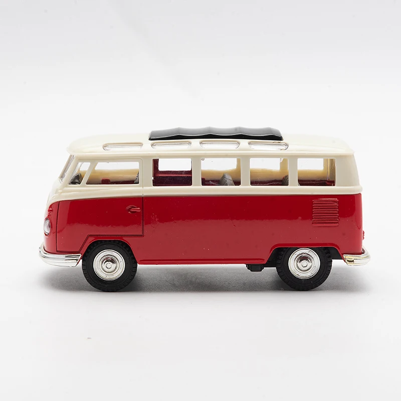 1:32 Legierung Diecast Vintage Mini Bus Van Auto Modell Klassische Zurückziehen Auto Miniatur Fahrzeug Replik Für Sammlung Geschenk für Kinder – Detail 5