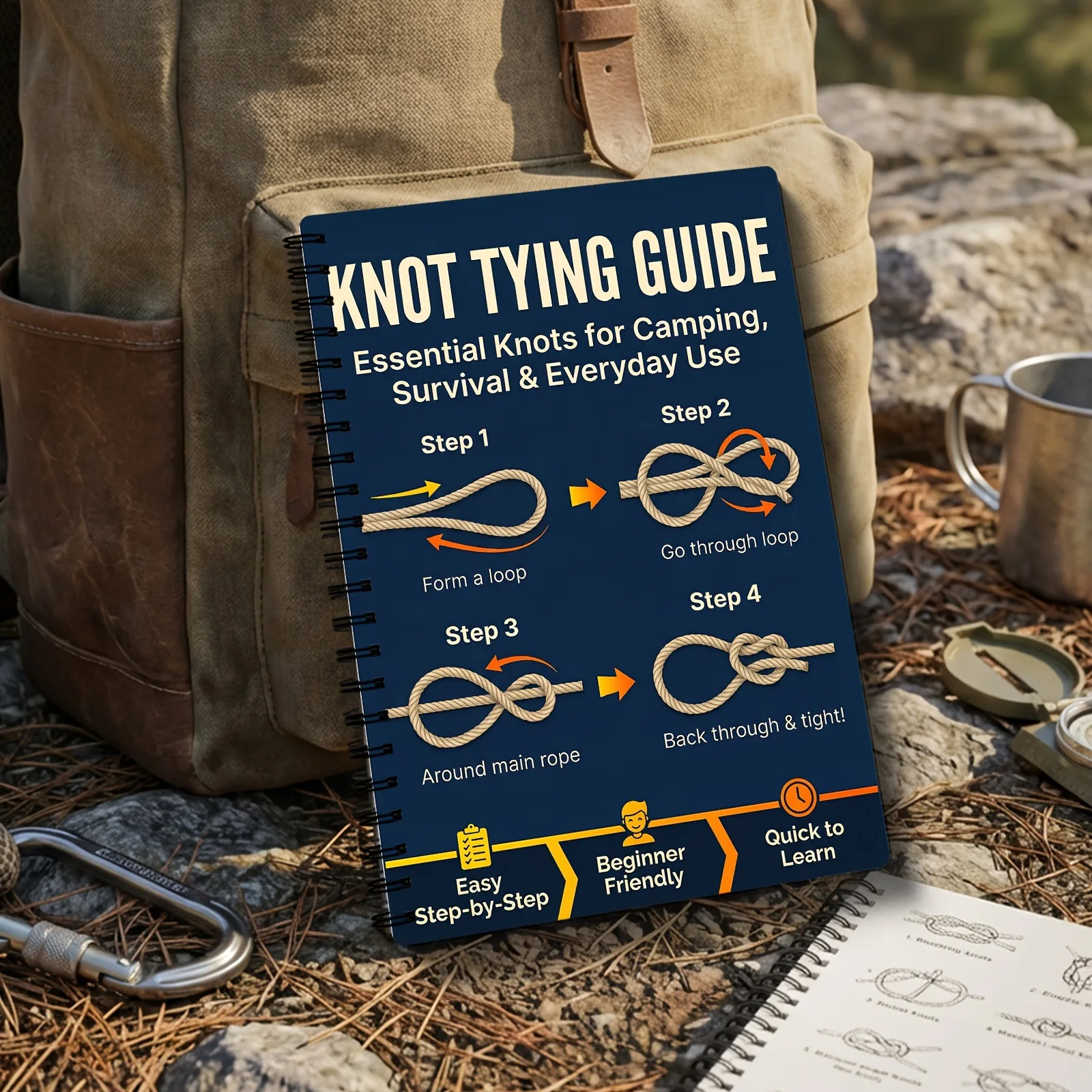 Outdoor Survival Knots StepbyS - Outdoor Adventure For Adults 评论和价格