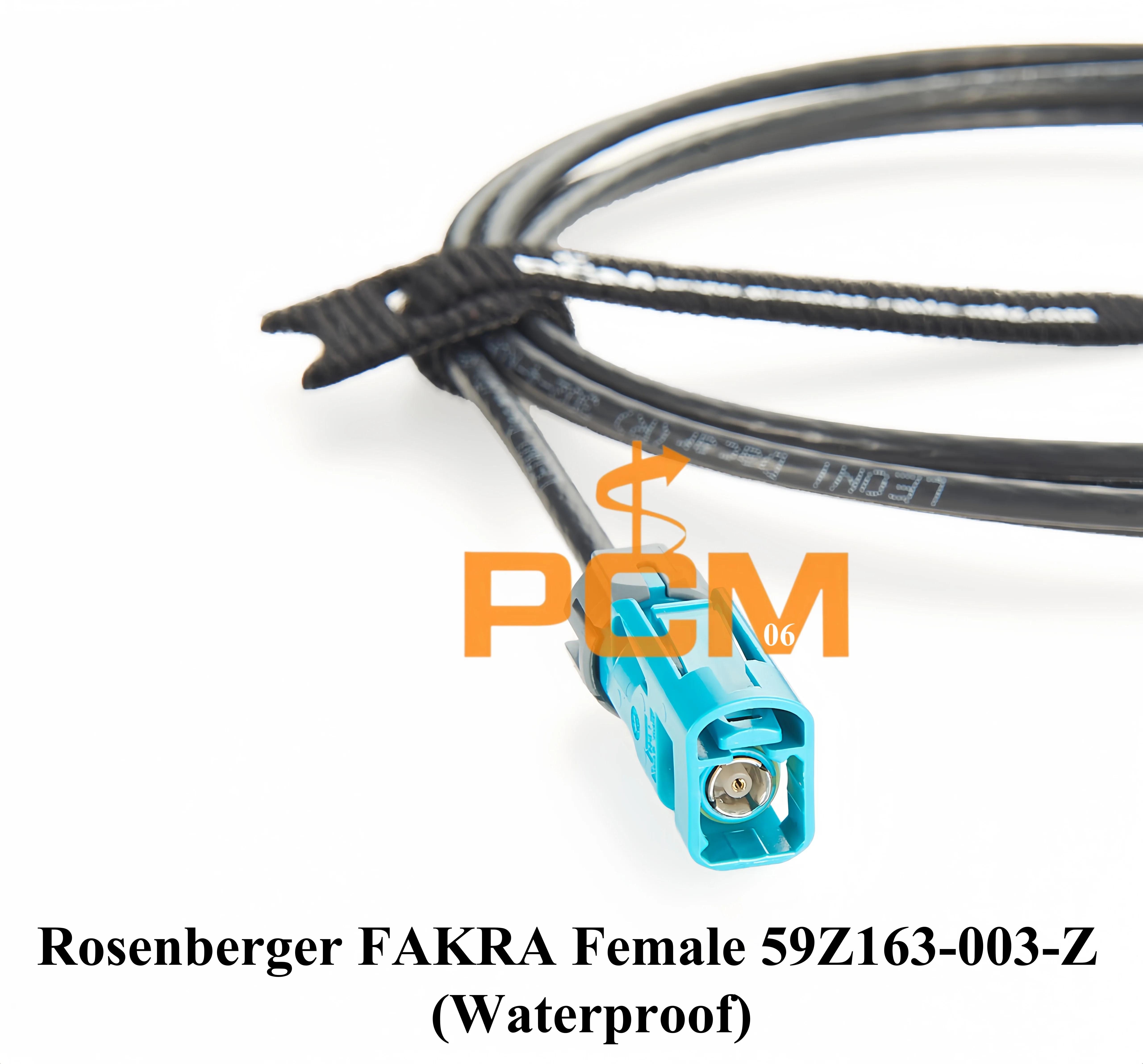 IP67 Rosenberger Fakra Z Buchse-zu-Buchse HF-Koaxialkabel 59Z163-003-Z Fahrzeug-GPS-Antennenkabel für GMSL2 FPD-Link III Kamera – Detail 3