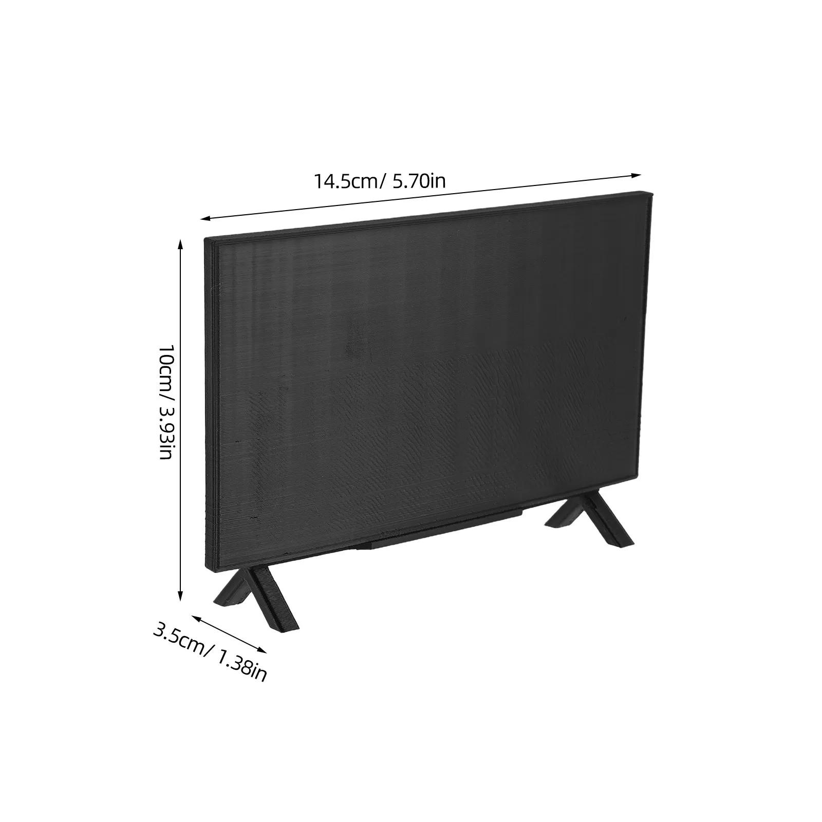 2Sets Miniature Dollhouse 1:6 Scale Realistic Retro Remote Control Scene Decoration Dollhouse Furniture Accessories