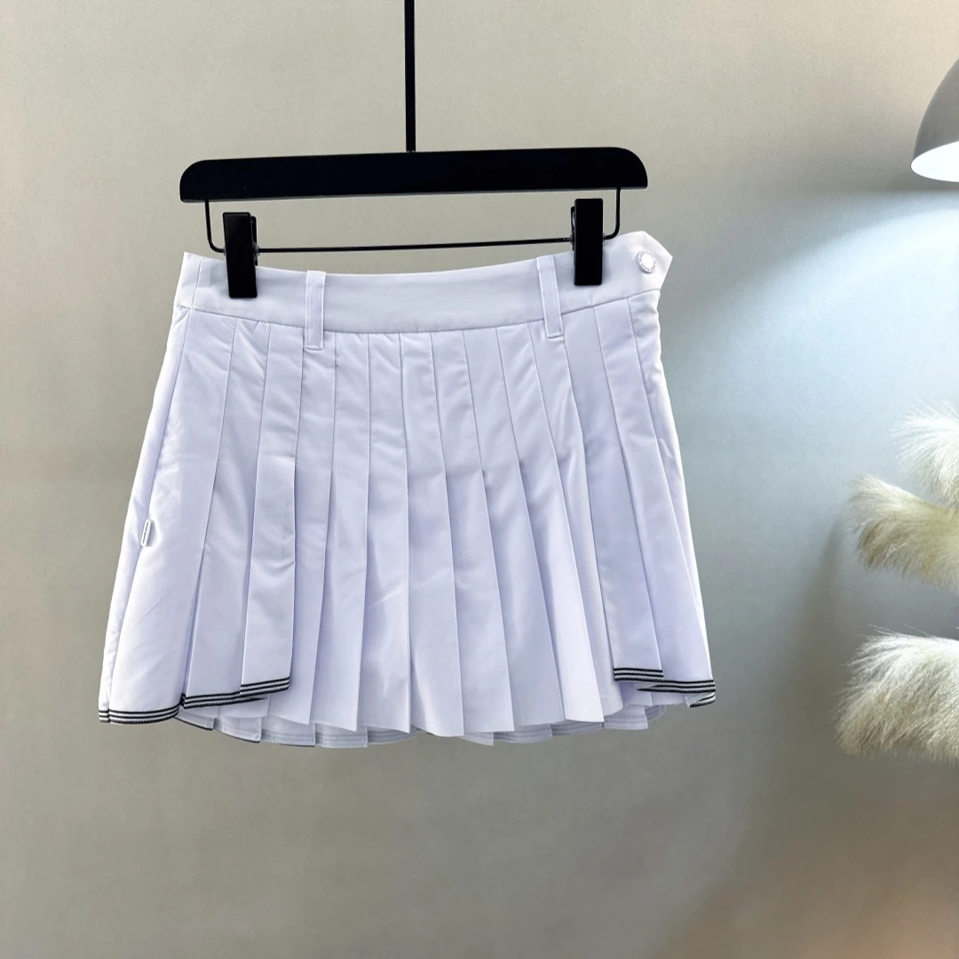 Women's Golf Skirt 2026 Summer New Korean Style Slimming High-Waist Pleated Premium Versatile Breathable Quick-Dry Stretch Mini