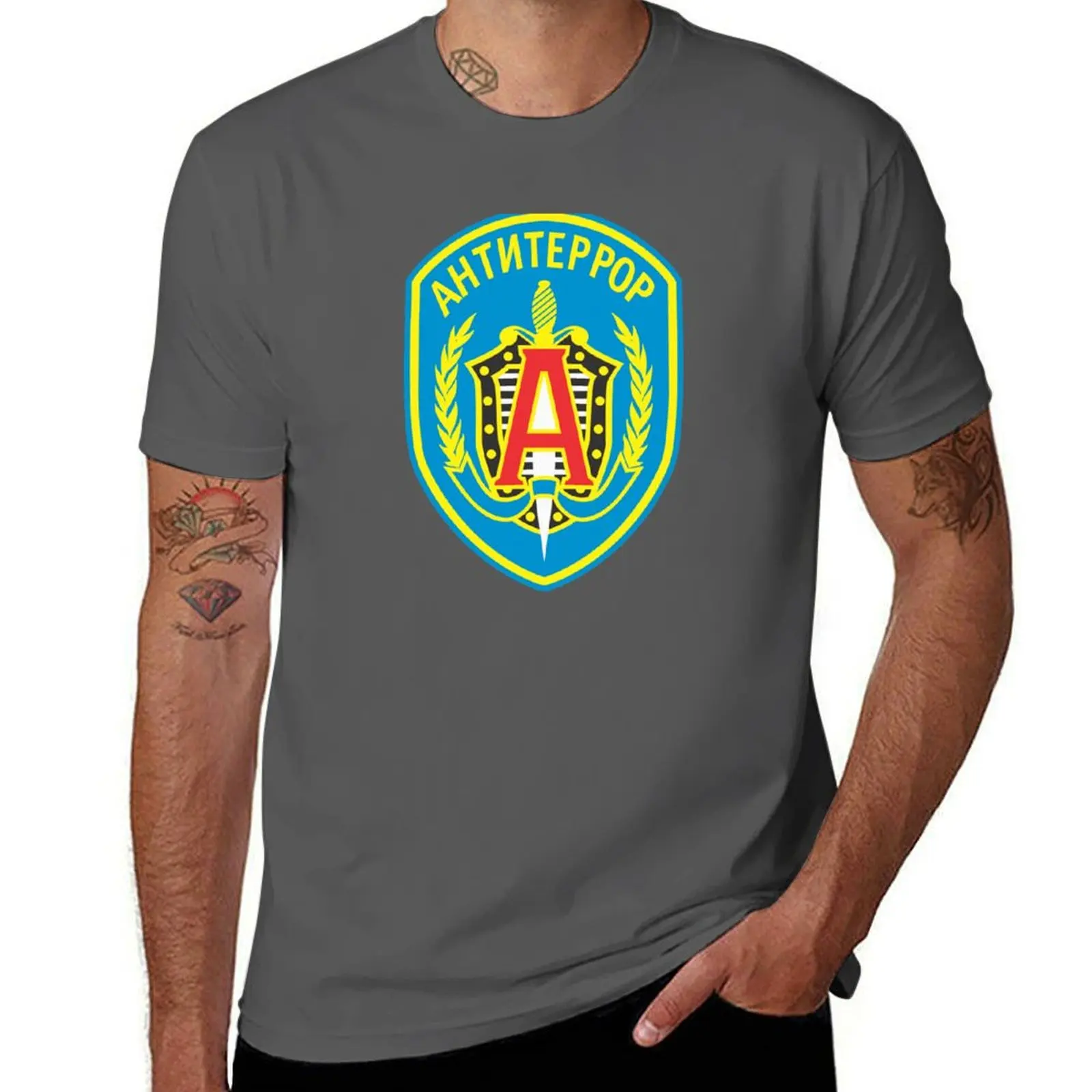 

Spetsnaz Alpha Group T-Shirt quick-drying vintage anime shirt tshirts personalised graphic t shirt vintage Men's cotton t-shirt