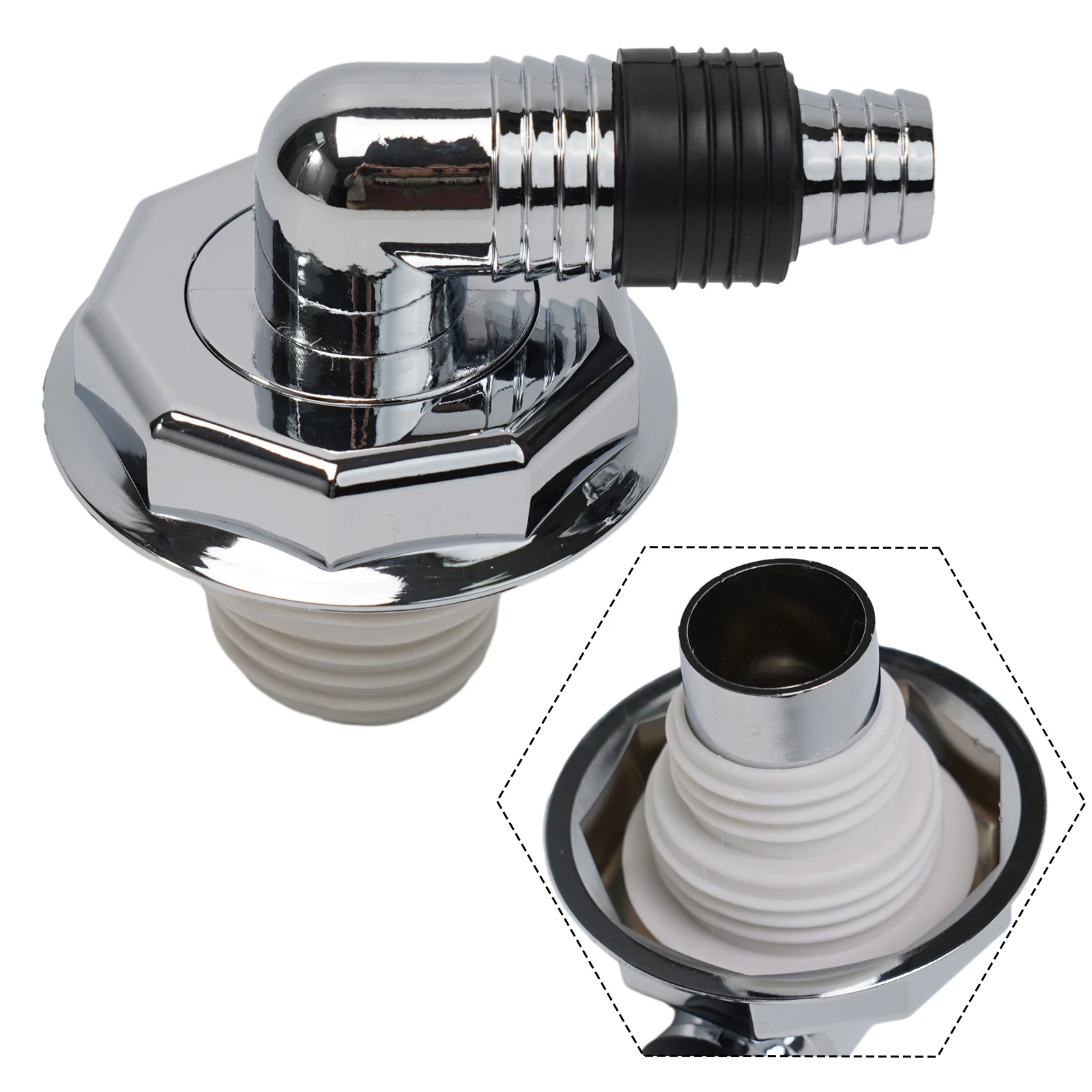 Floor Drain Cover Drain Cover ABS Electroplated Chrome Anti-insect Anti-odor Anti-overflow Silica Gel Brand New