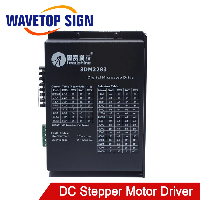 WaveTopSign Leadshine 3Phase 3DM2283 Input Voltage 180-240VAC Current 3.1~11.7A Step Driver