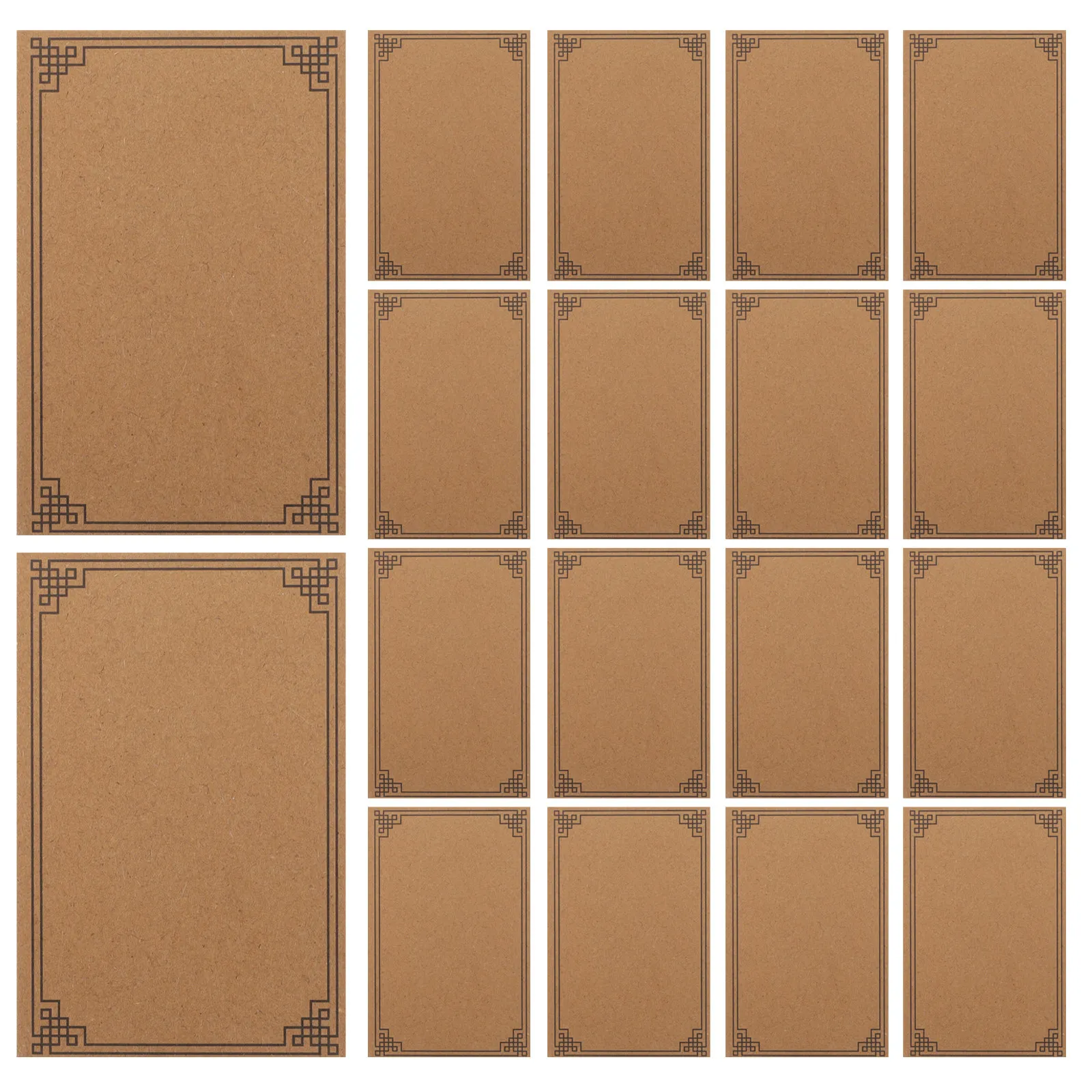 

100Pcs Kraft Paper Self Seal Envelopes Compact Reusable Small Envelopes for Garden Seeds Coin Collection Money Storage