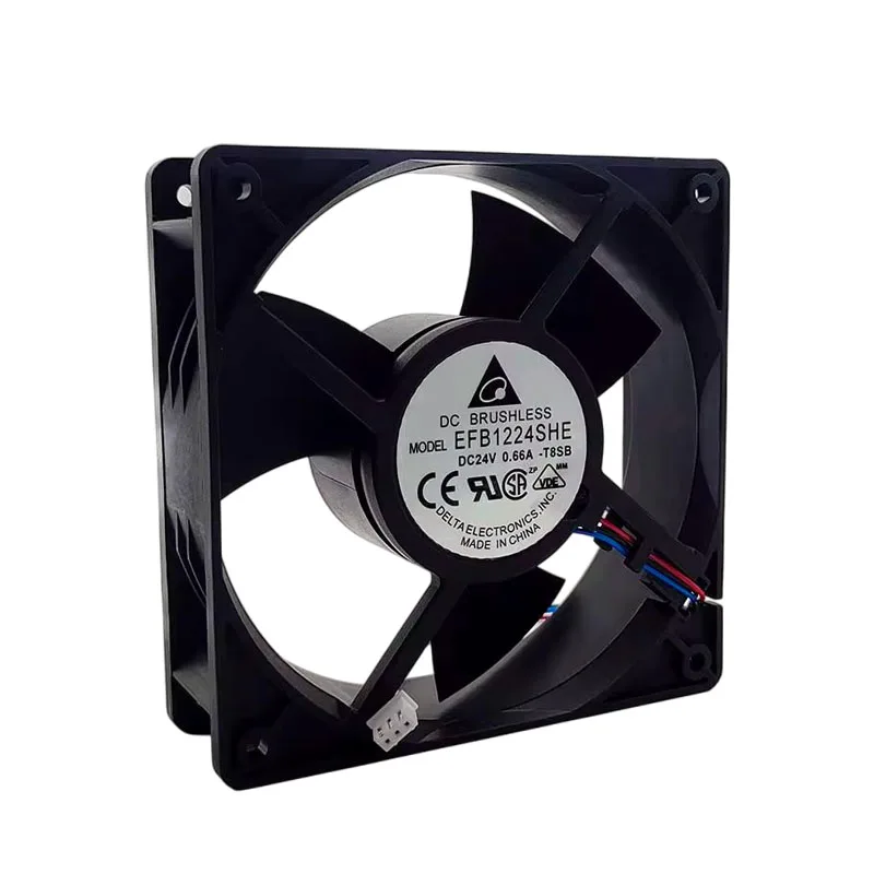 

НОВЫЙ ОРИГИНАЛЬНЫЙ EFB1224SHE 24 В 0,66 А 12038 120*120*38 мм 12 см охлаждающий вентилятор радиатор