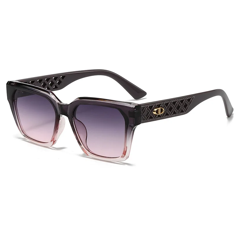 

New women's sunglasses with square frames, European and American style, sunglasses