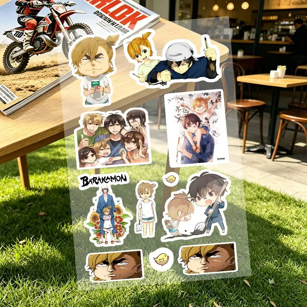 Barakamon Anime Custom Motorcycle Sticker Kit Reflective Decal Set For Helmet Tank Fairing Body Graphics
