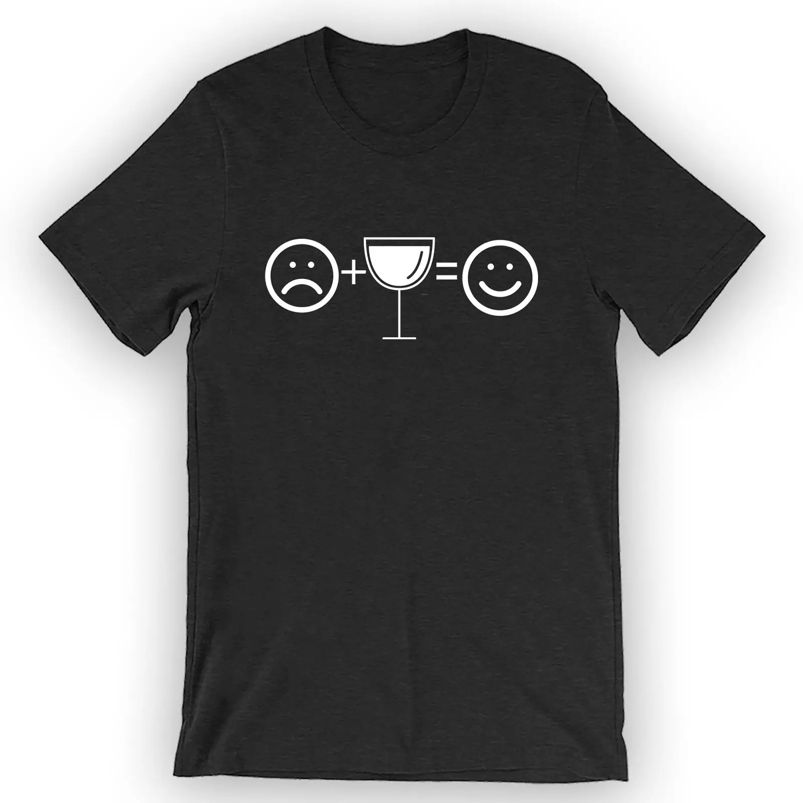 

Unisex Sad + Wine = Happy T-Shirt Funny Wine Shirt