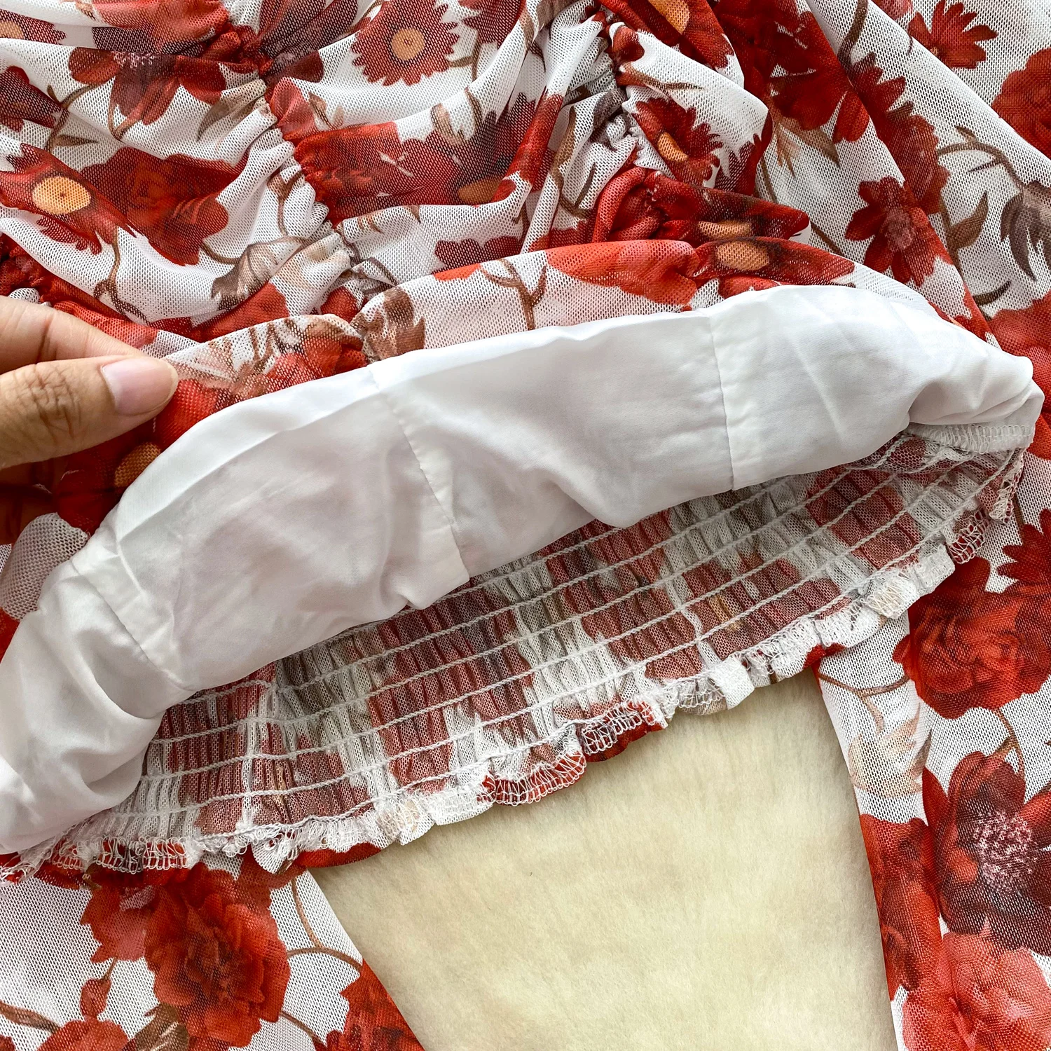 Koszulka damska Y2k Goth Spice Girl chic z siateczkowym nadrukiem, plisowana, z długim rękawem, dopasowana, odzież damska