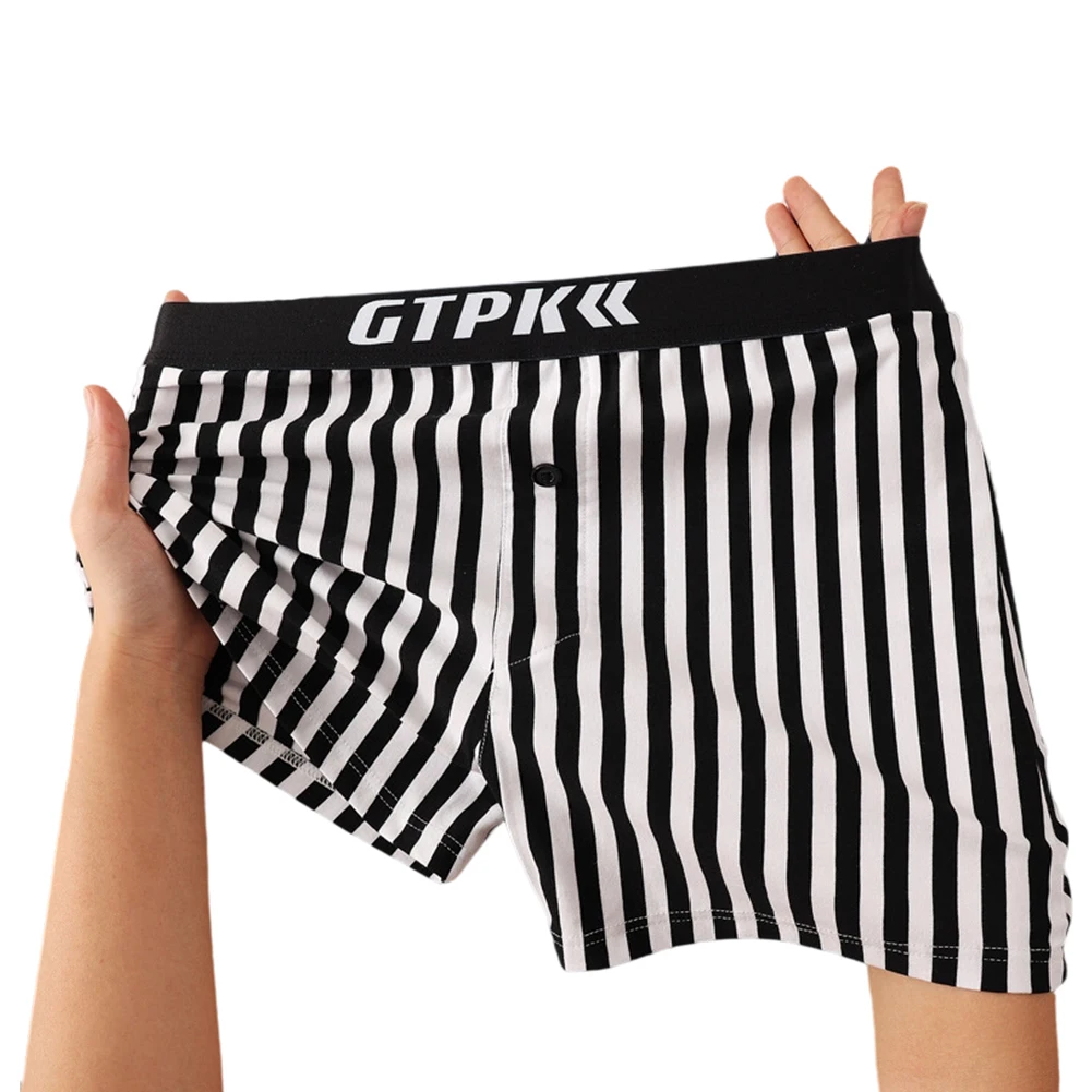 

Home Wear Cotton Boxer Shorts Home Relaxation Light Blue Basic Soft Loose Home Underwear Boxer Basic Sleepwear