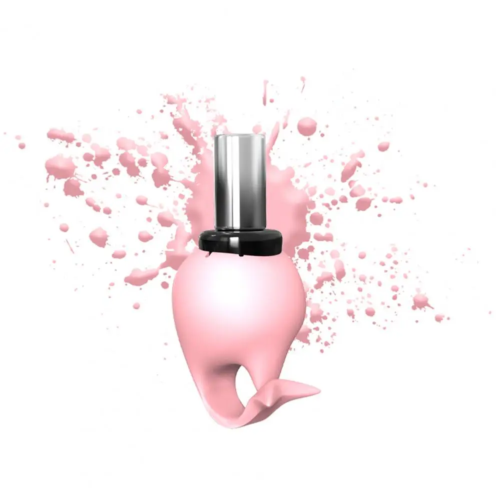 Organizzatore per bottiglie di smalto Porta smalto in silicone indossabile per manicure a prova di fuoriuscite Anello organizzatore portatile per una facile