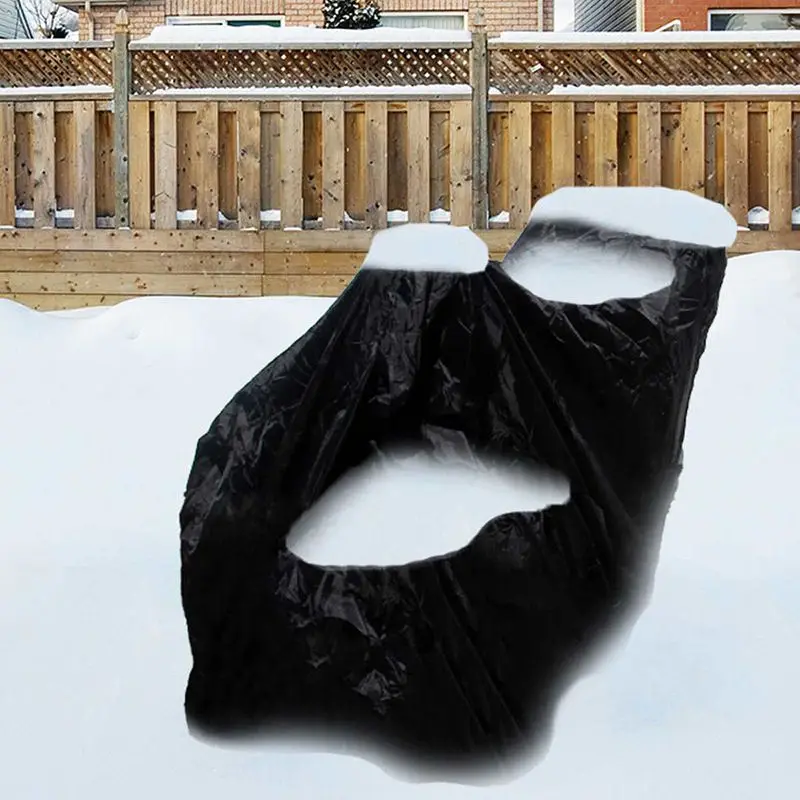 Snow Thrower Cover 152*84*115cm 210D Oxford Cloth Snowblower Cover Outdoor Windproof Waterproof Anti Freezing Anti-UV