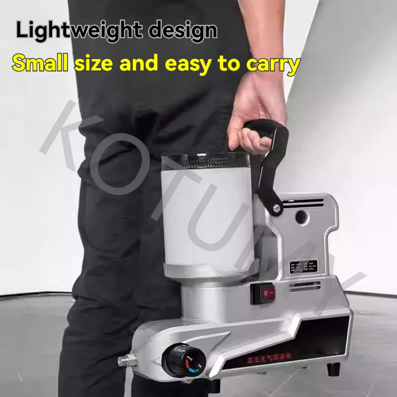 1600W Multifunctional Airless Paint Sprayer Machine 2L Small Portable Electric Spray Gun High Power Home Painting