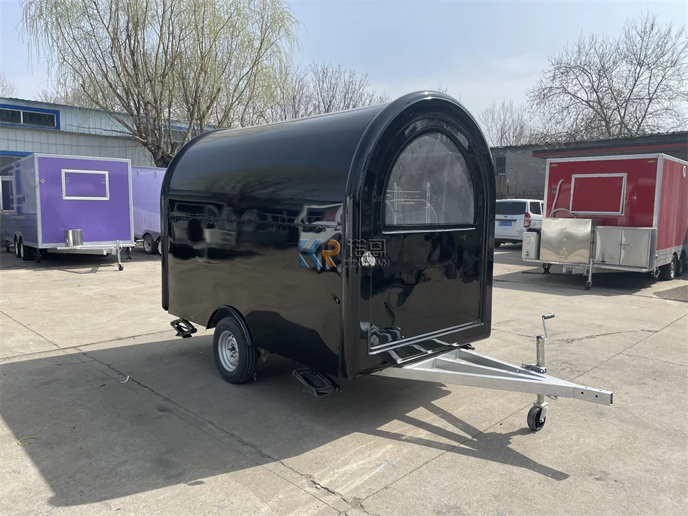 

Coffee Trailer Food Truck Trailer Ice Cream Snack Kiosk Custom Food Truck Van Hot Dog Juice Cart Fully Kitchen Equipments