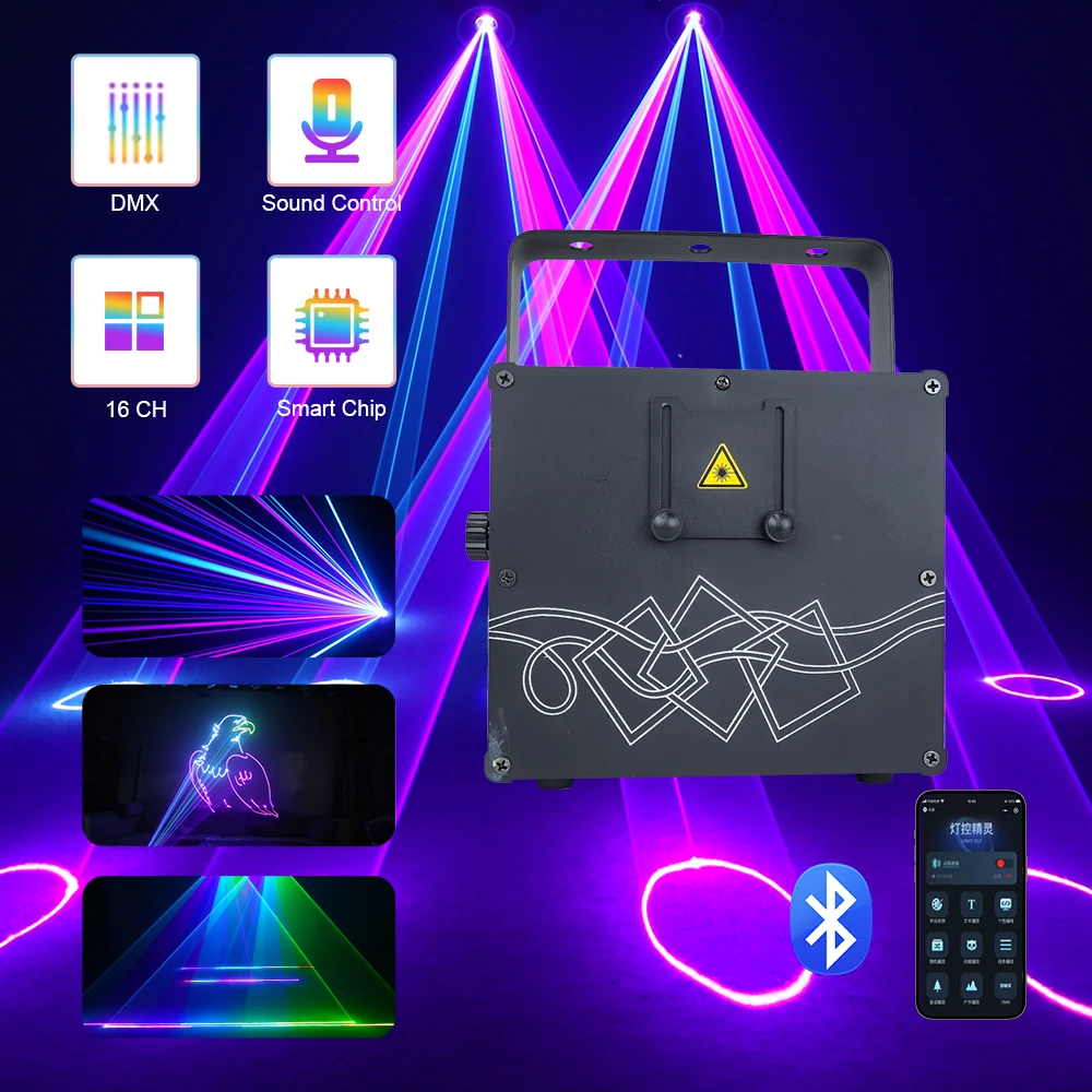 

Лазерные проекторы RGB 3W 4W 5W с DMX, 3D-анимацией и сканированием для вечеринок, дискотек, DJ-выступлений, свадеб, баров и ночных клубов