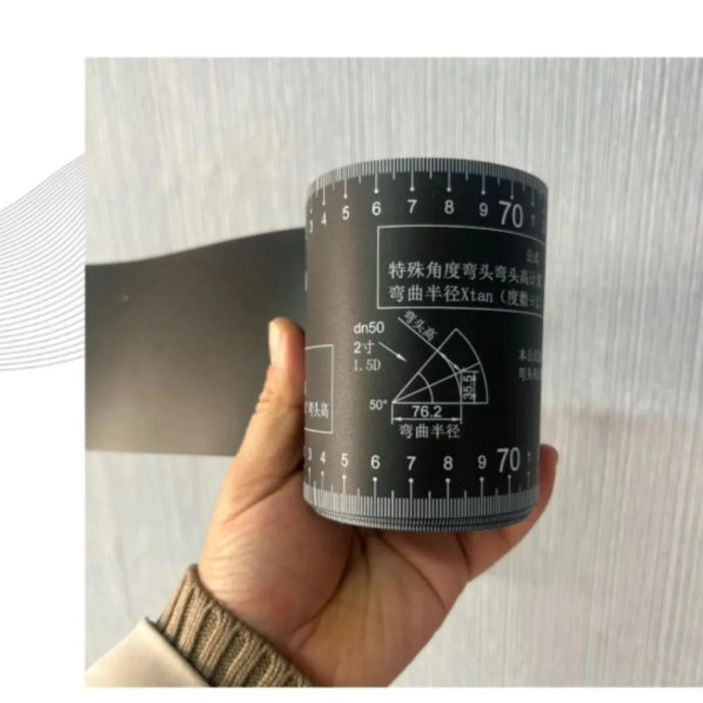 Wrap Around Pipe Measuring Tape Ruler For Direct Diameter Reading 1 To 6 Inch Pipe Trimming And Fitting Tool Construction