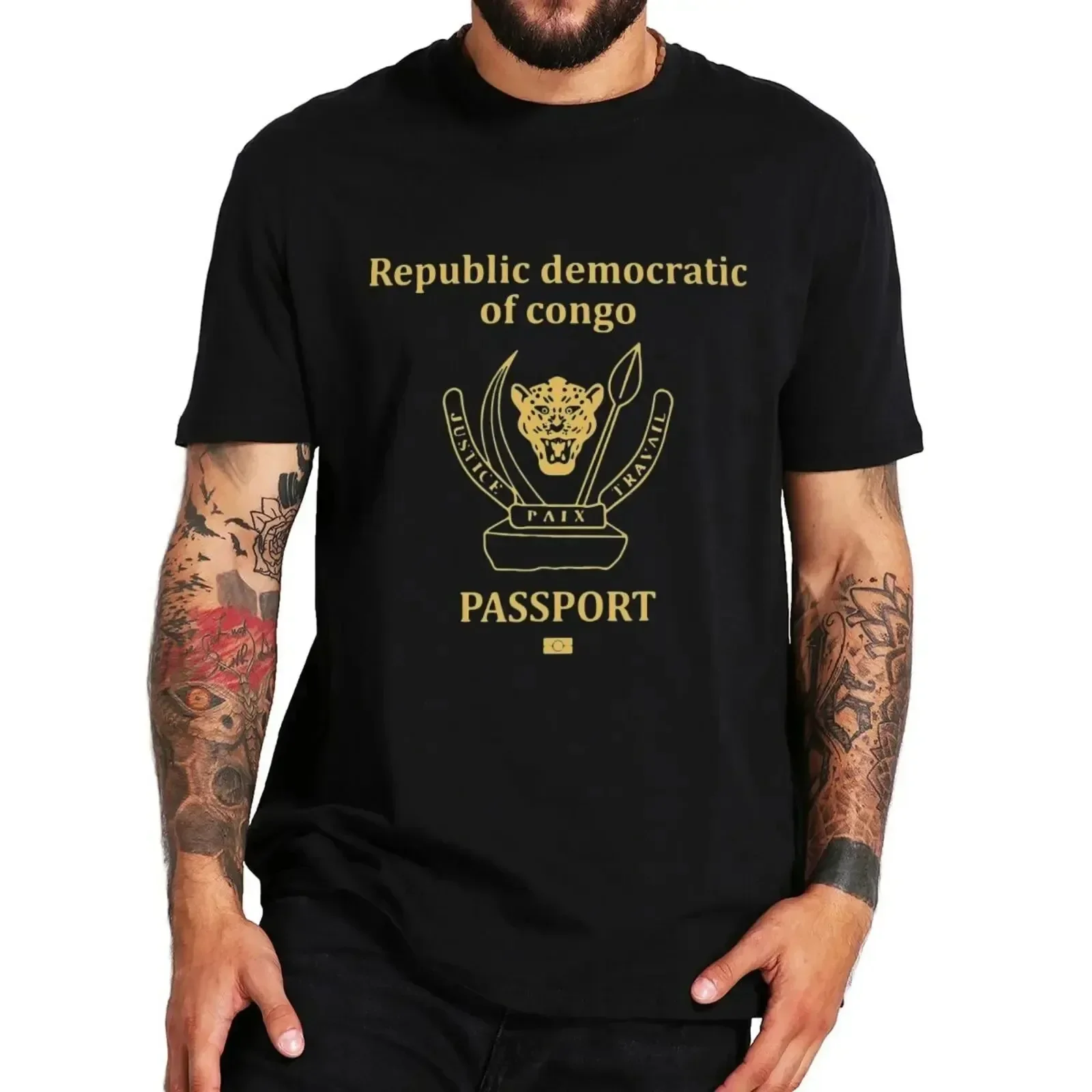 

Camiseta с принтом, с запахом, Чешская, неформальная рубашка, 100%