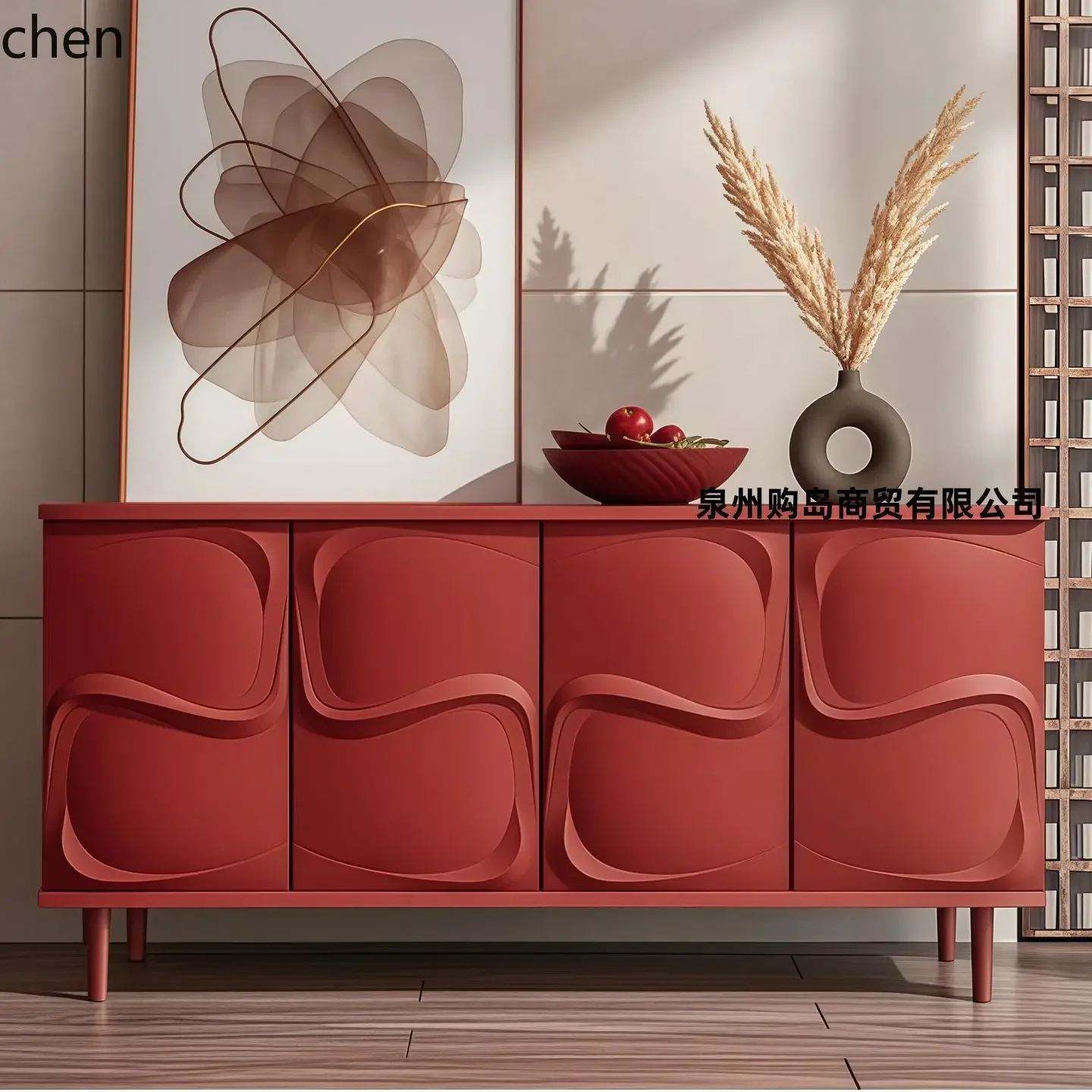 DSA Minimalist Sideboard Entrance Shoe Cabinet Living Room Storage Decorative Tea Cabinet