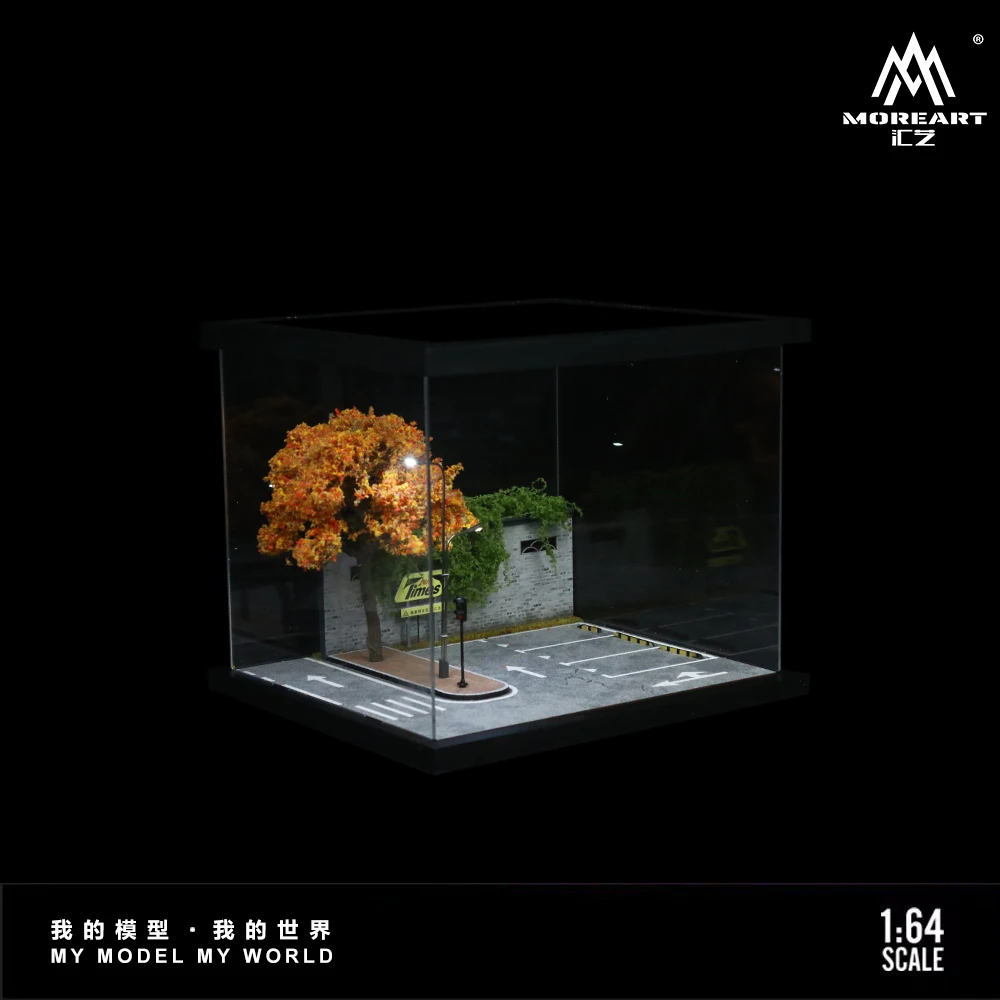 Pre-order *MoreArt+TimeMicro 1:64 Street Scene Light version Assembly Scene - shipped in February