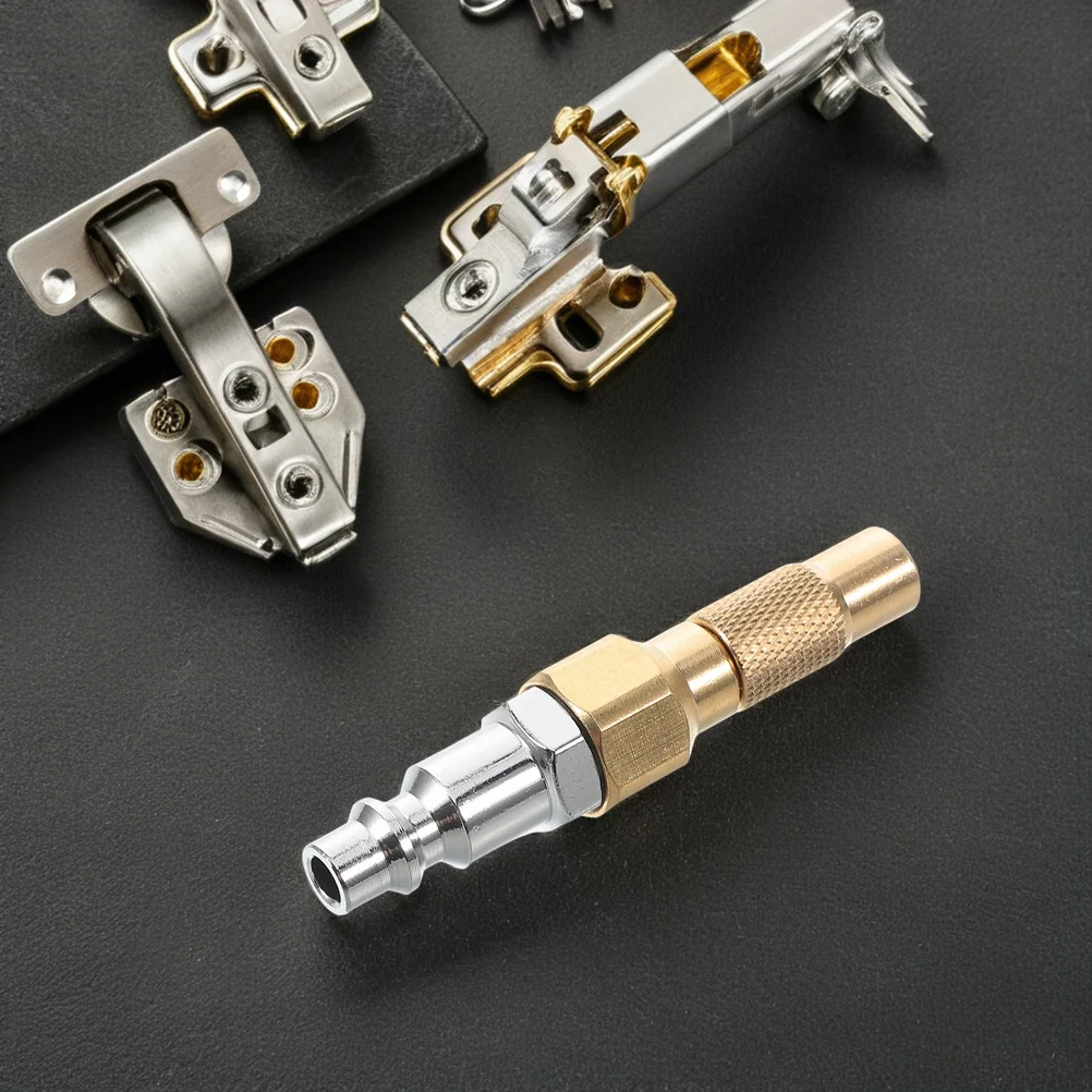 

2Pcs Inflation Hose Adapter Quick Connect Male Threaded Air Compressor Nozzle Tire Inflator Valve Connector Air Pump Fittings