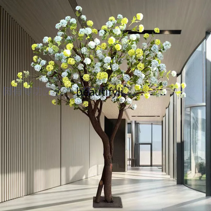 Simulated Pincushion Tree Wishing Fake Trees Large Plant Indoor Living Room Stage Props