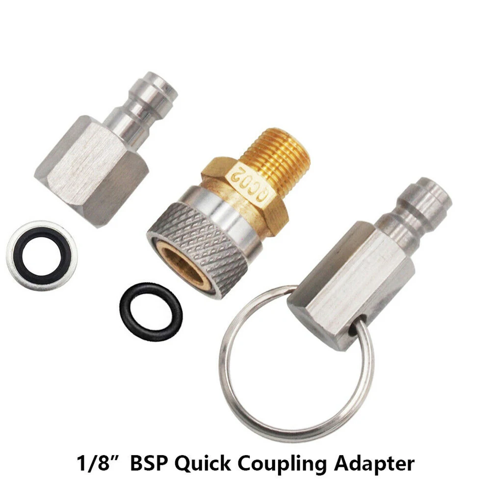 Pneumatic Quick Connector 1/8 For BSP Male to Female Air Fitting for Industrial Inflation and Tool Applications