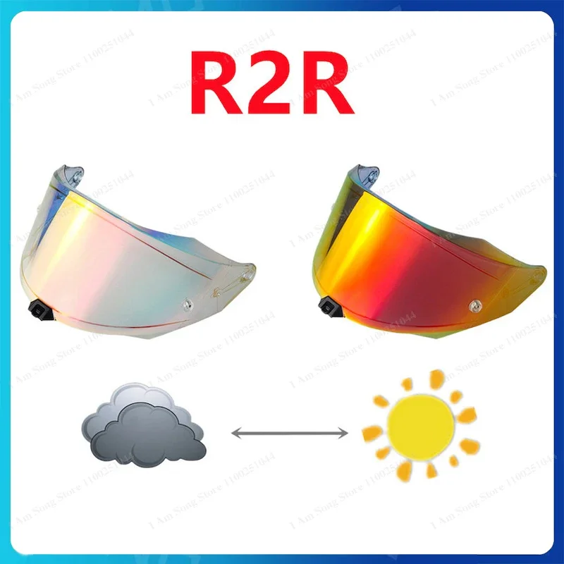 

Фотохромные линзы для мотоциклетного шлема KYT R2R: защита от УФ-излучения, царапин, пыли и ветра, высокая четкость, визор для шлема