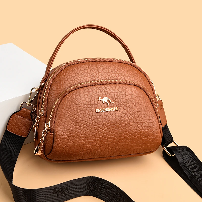 

2023 Luxury Leather Large Capacity Women Shoulder Crossbody Bags Fashion Handbags Women's Bag Designer Female Messenger Tote Sac