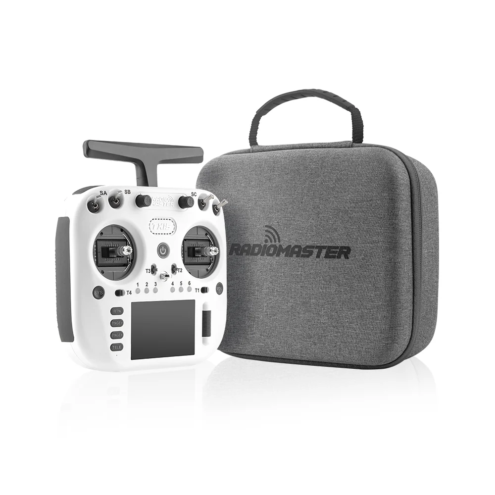 

Radiomaster TX15 3,5-дюймовый сенсорный IPS радиоконтроллер ExpressLRS V5.0 Hall Gimbal Встроенный гироскопический микрофон