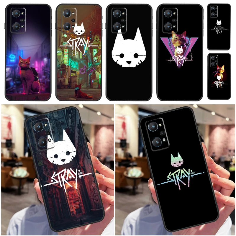 Stray Game Cat Adventure For OPPO Realme C33 C55 C35 C31 C30 C21Y C25 C11 C15 GT Neo 5 3T 2T 8 9 10 11 Pro Plus Case