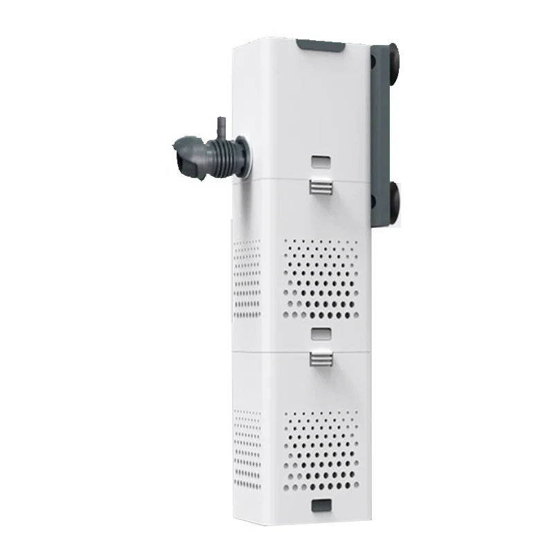 Fish tank filter, circulating built-in water pump, 3-in-1 water purification and oxygenation, ultra-quiet