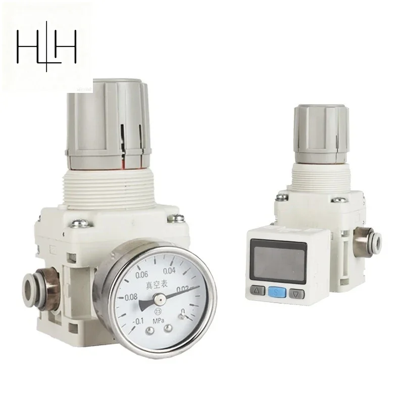 HLH IRV Sseries Precision Pressure Regulator IRV10/IRV20-C06/C08 IRV10-C06 Regulator Pressure Reducing Valve With Bracket Gauge