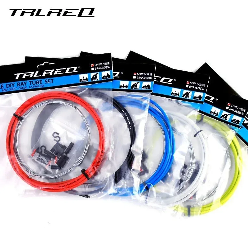 Mountain Road Bicycle Brake Wire Tube Set Variable Speed Wire Core Accessories Kit for Brakes General Variable-speed Cable