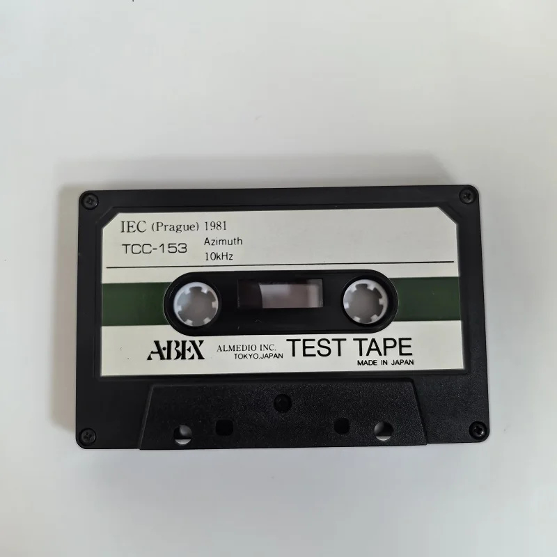 ABEX TEST TAPE TCC-153 10kHz-10dB Azimuth test tape head azimuth adjustment