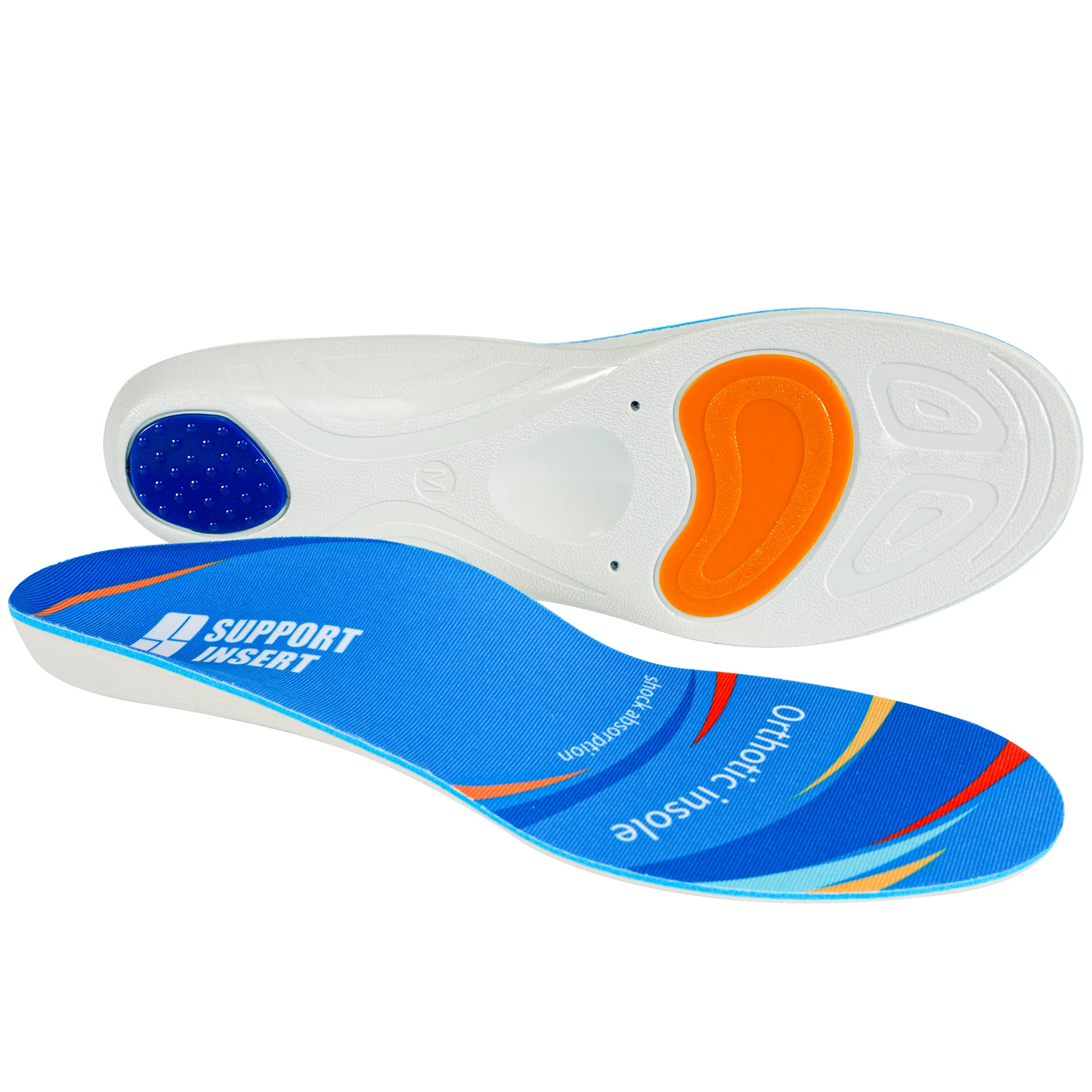 Professional Orthotic Insoles - Ideal for Flat Feet and Runners: Superior Arch Support and Pain Relief